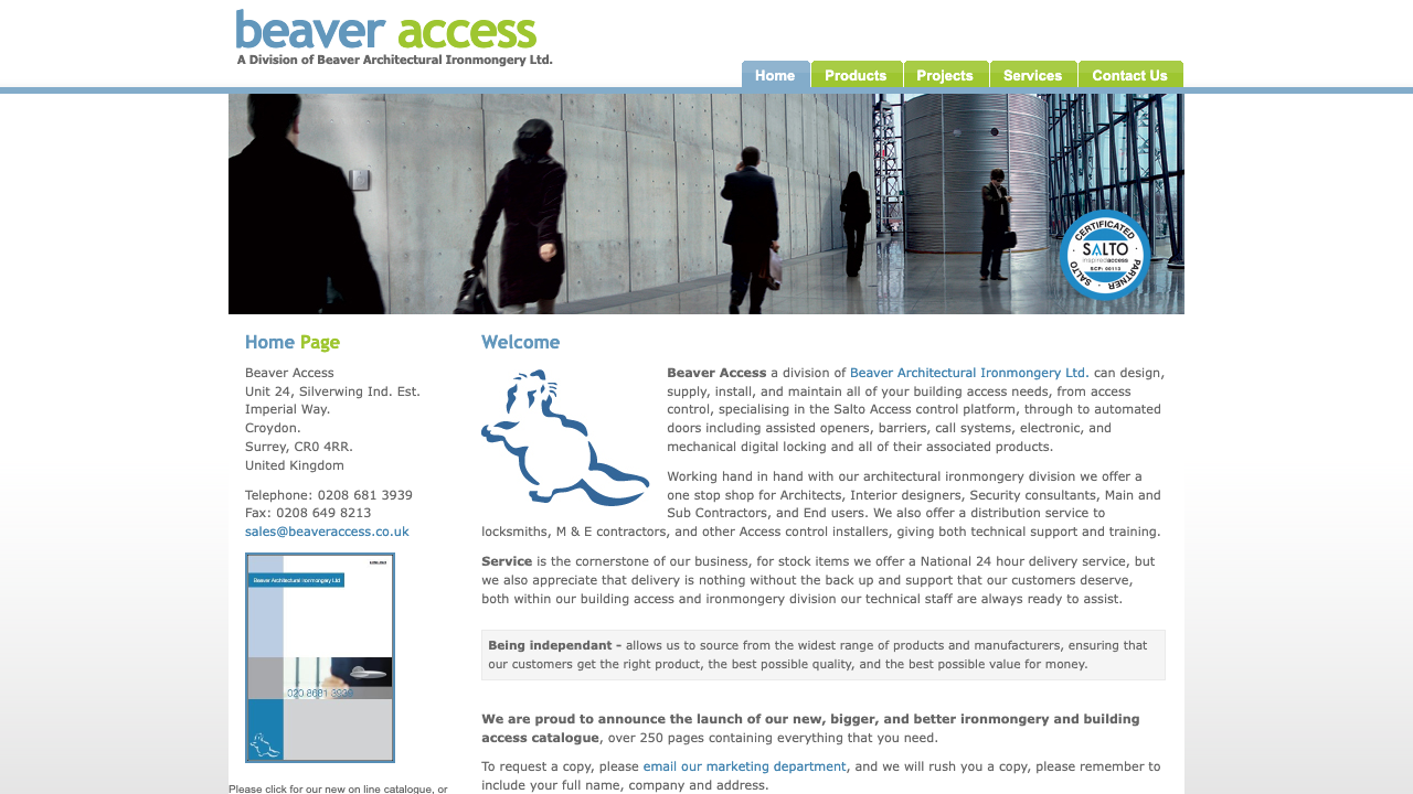 BEAVER ACCESS LIMITED website preview