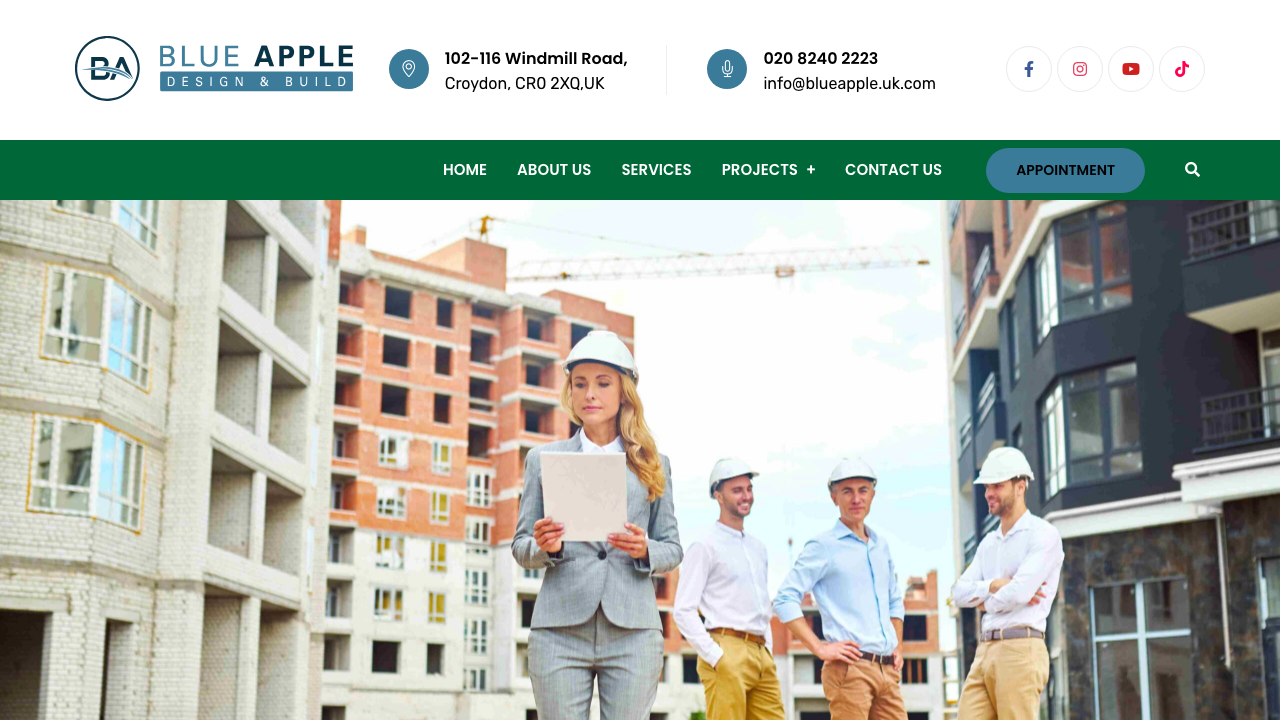 BLUE APPLE MAINTENANCE LTD website preview