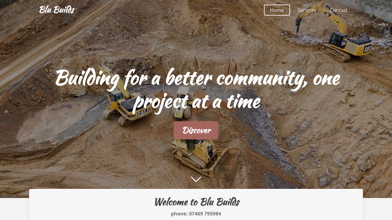 BLU BUILDING & MAINTENANCE LIMITED website preview