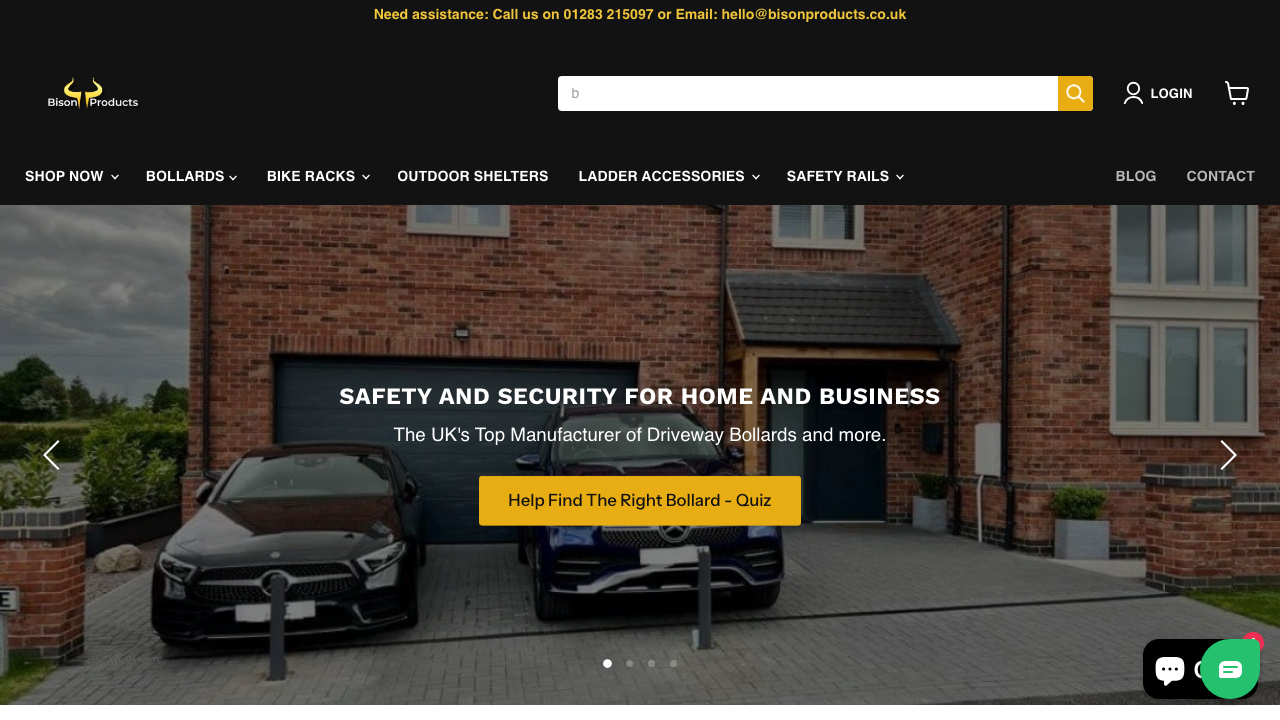 BISON SCREEDS LTD website preview