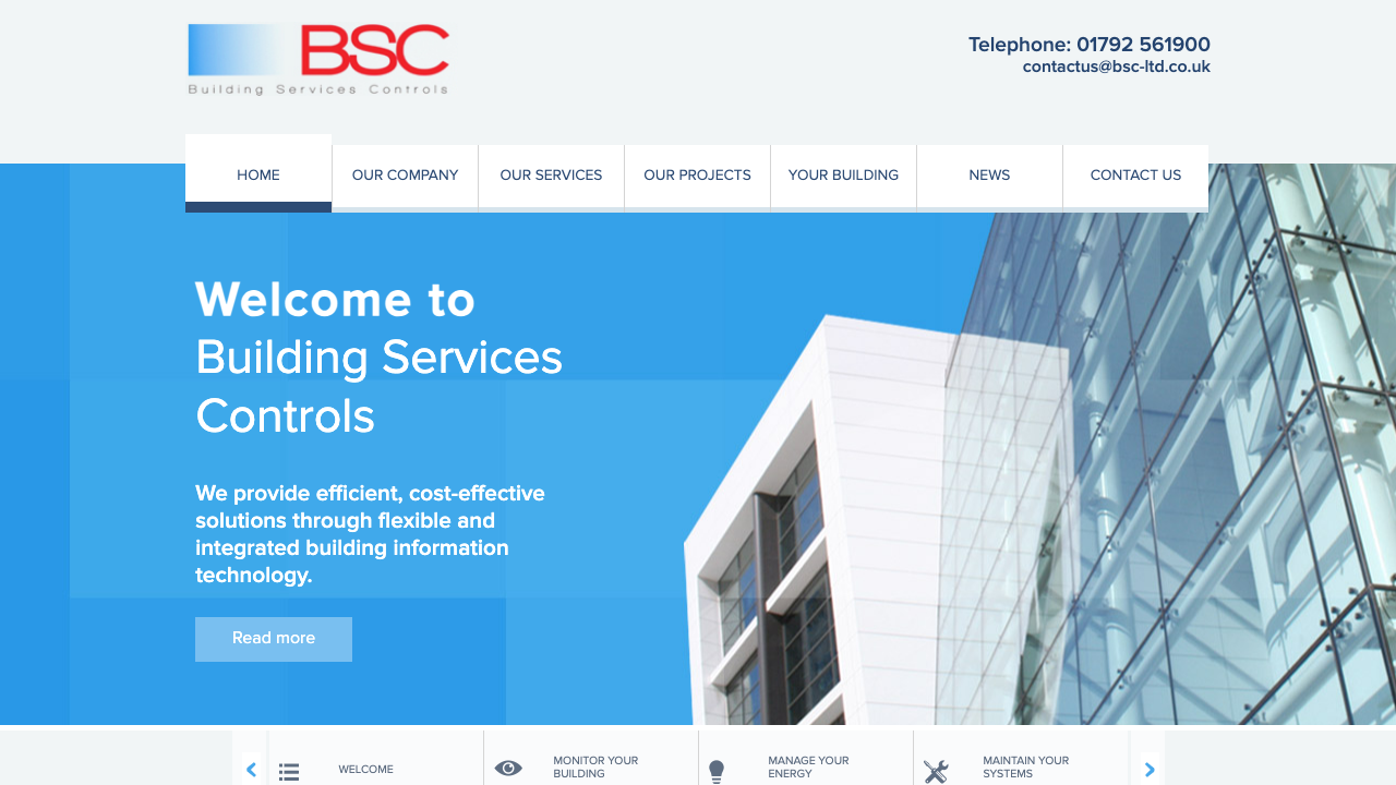 BUILDING SERVICES CONTROLS LIMITED website preview