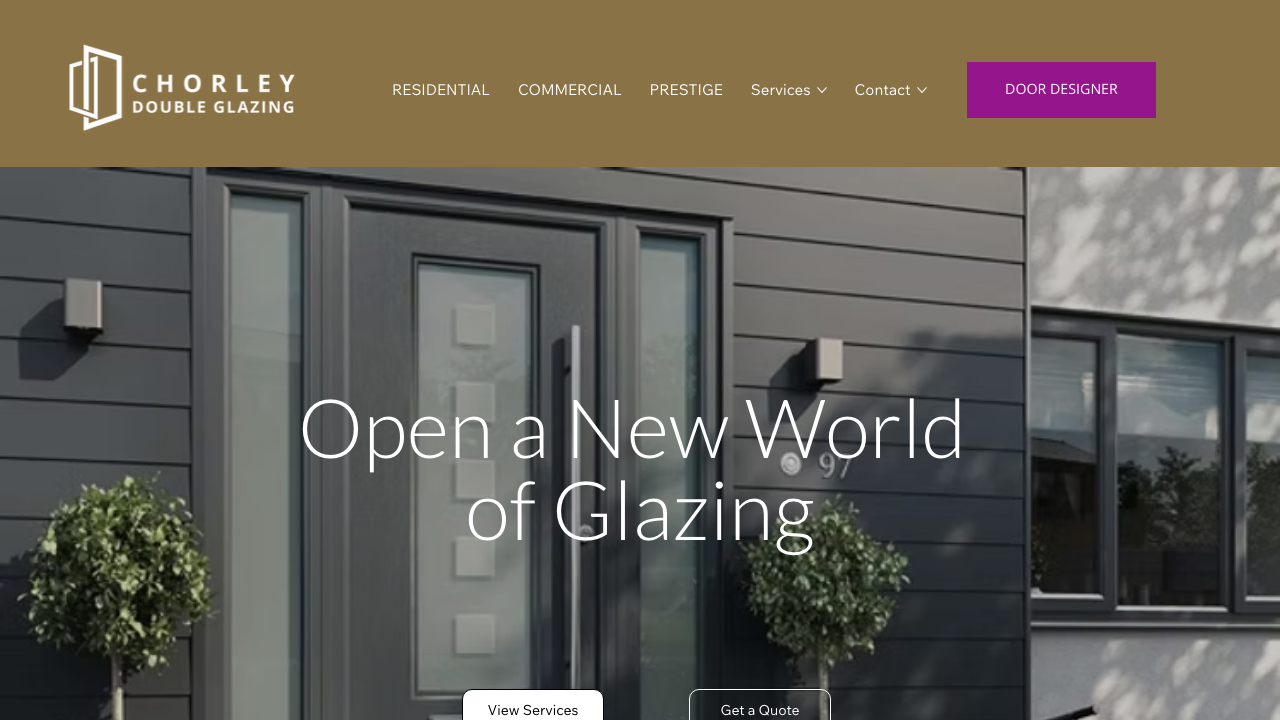 CHORLEY DOUBLE GLAZING LIMITED website preview