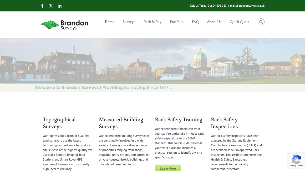 BRANDON SURVEYS LIMITED website preview