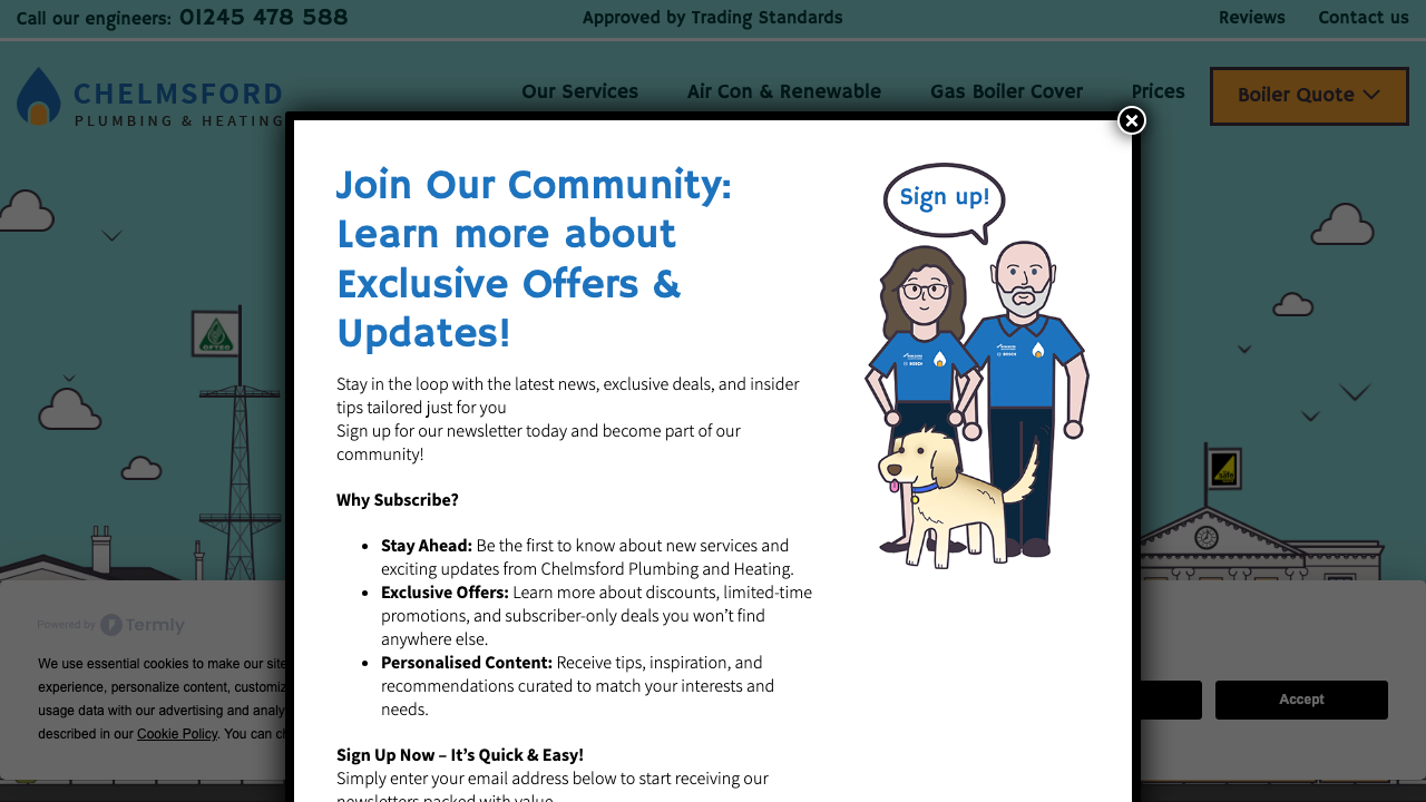 GAS MAINTENANCE LTD website preview
