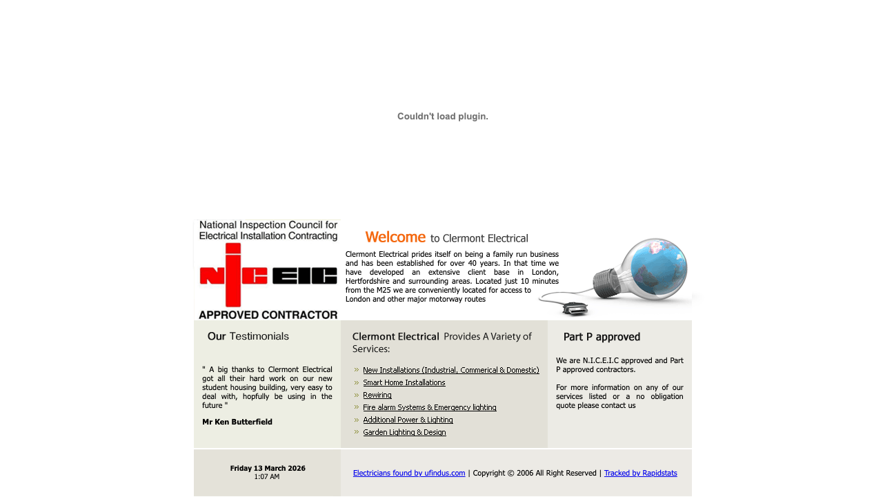 CLERMONT ELECTRICAL ENGINEERS & CONTRACTORS LTD website preview