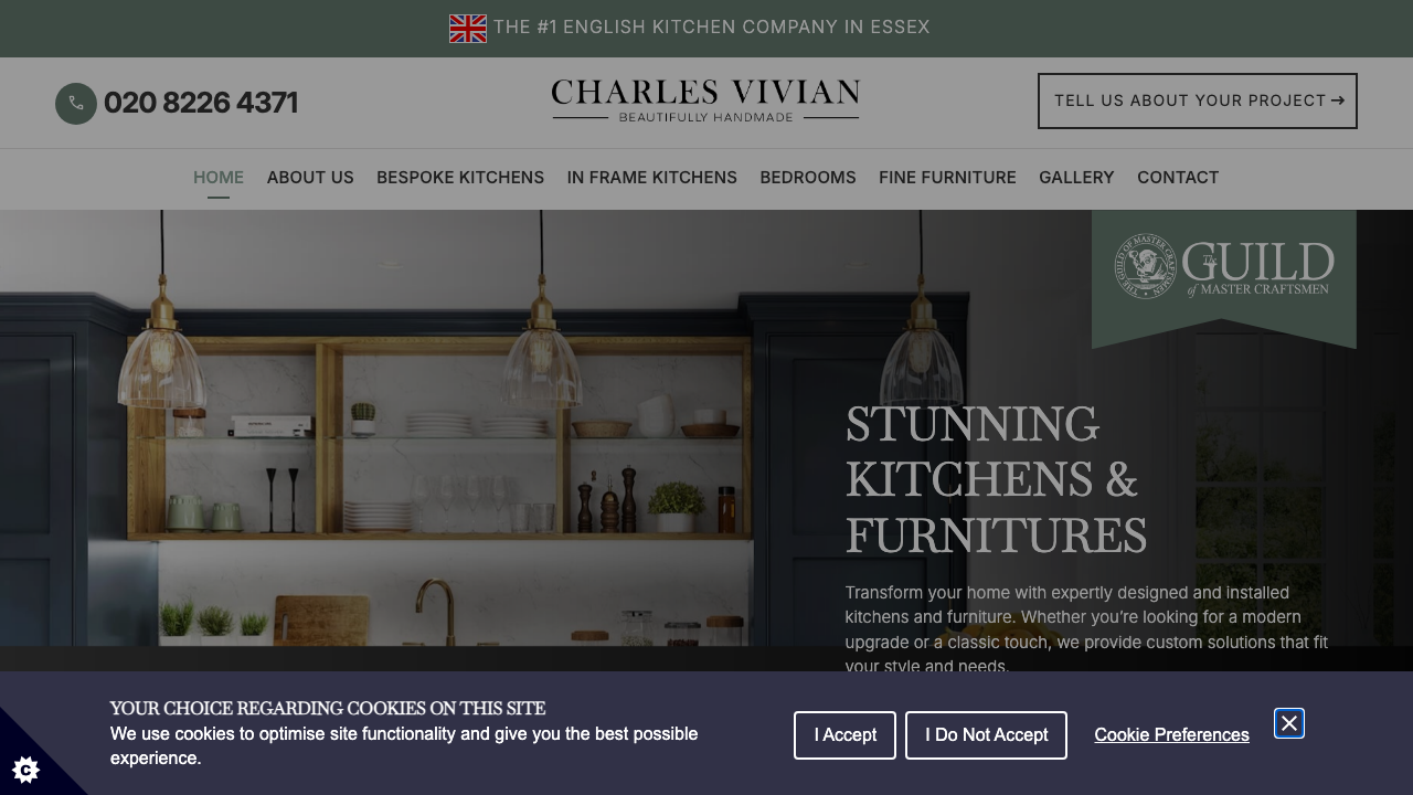 CHARLES VIVIAN LTD website preview