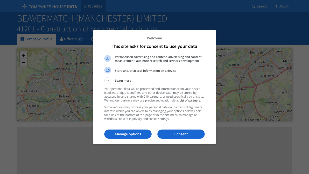 BEAVERMATCH (MANCHESTER) LIMITED website preview