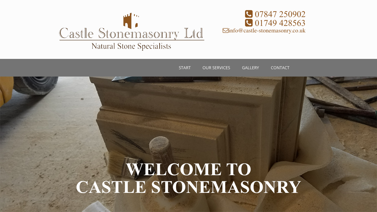 CASTLE STONEMASONRY LIMITED website preview