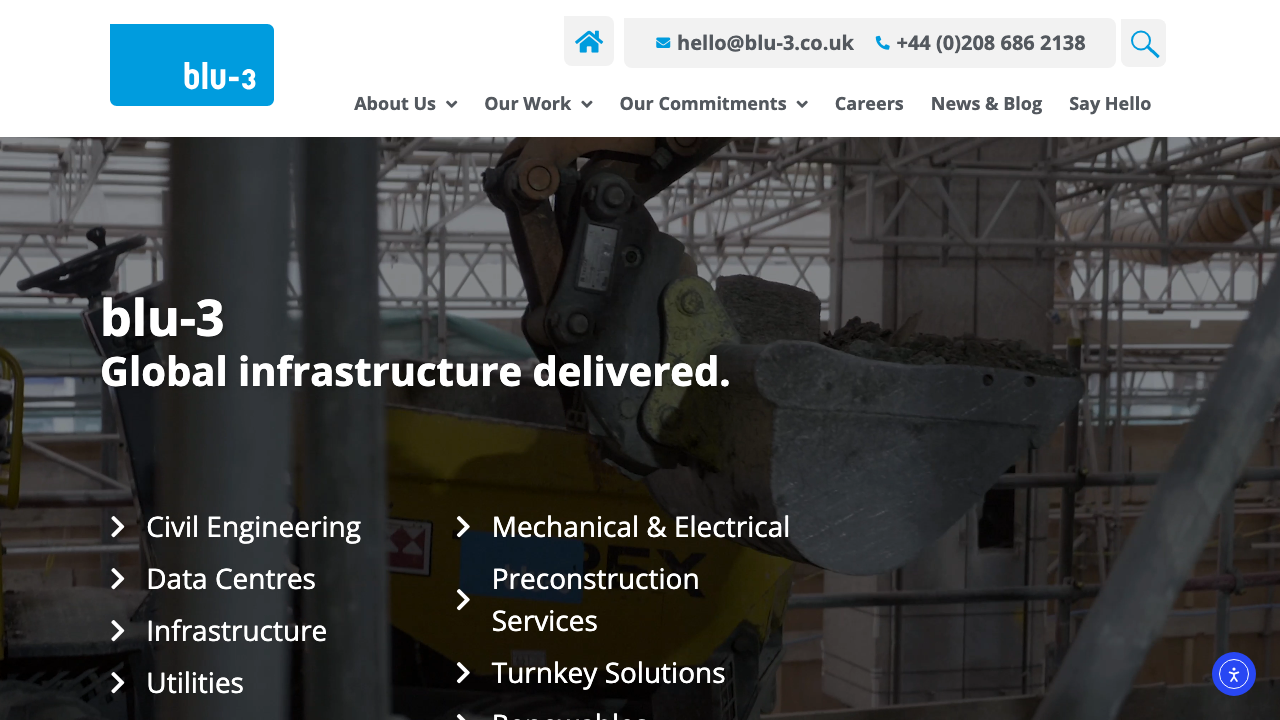 BLU CONSTRUCTION LTD website preview