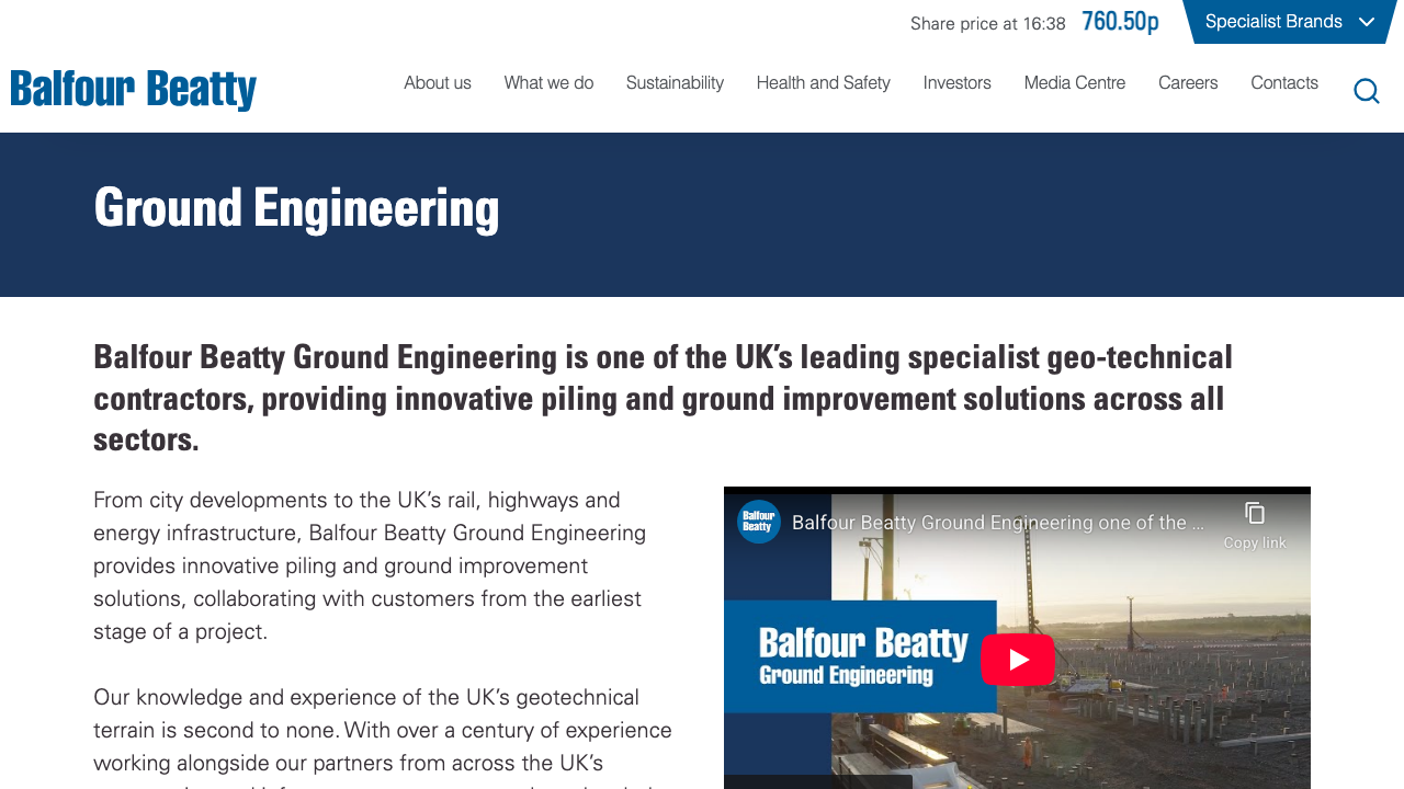 BALFOUR BEATTY GROUND ENGINEERING LTD website preview