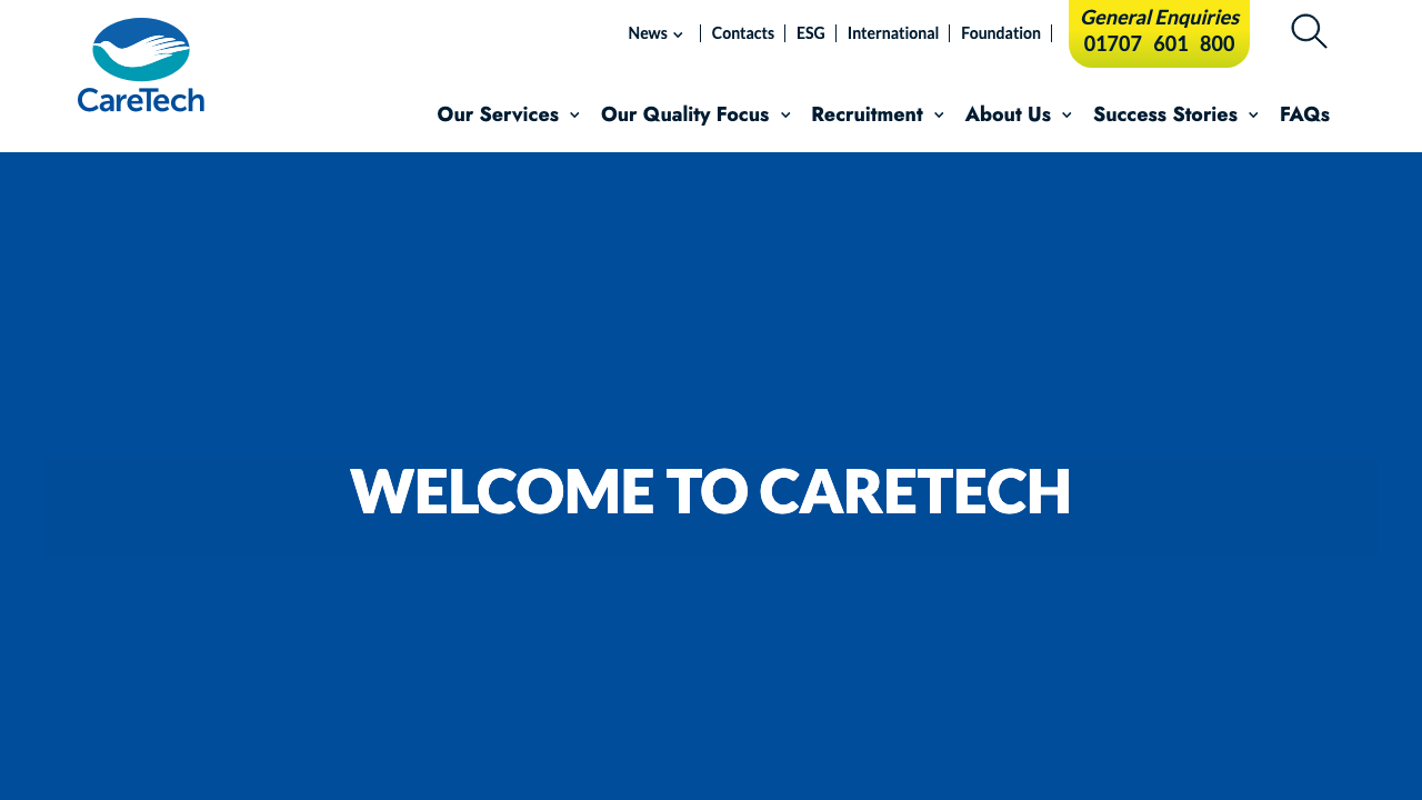 CARETECH DESIGN AND BUILD LIMITED website preview
