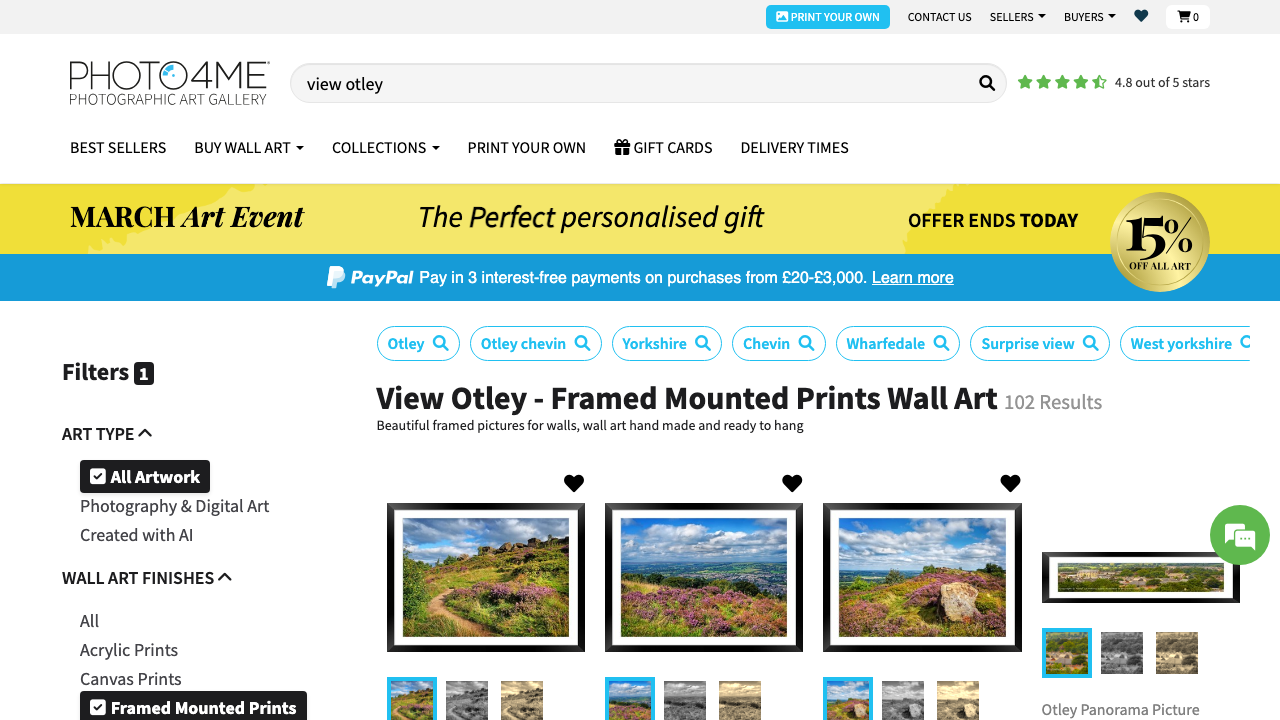 FRAMED@ LIMITED website preview