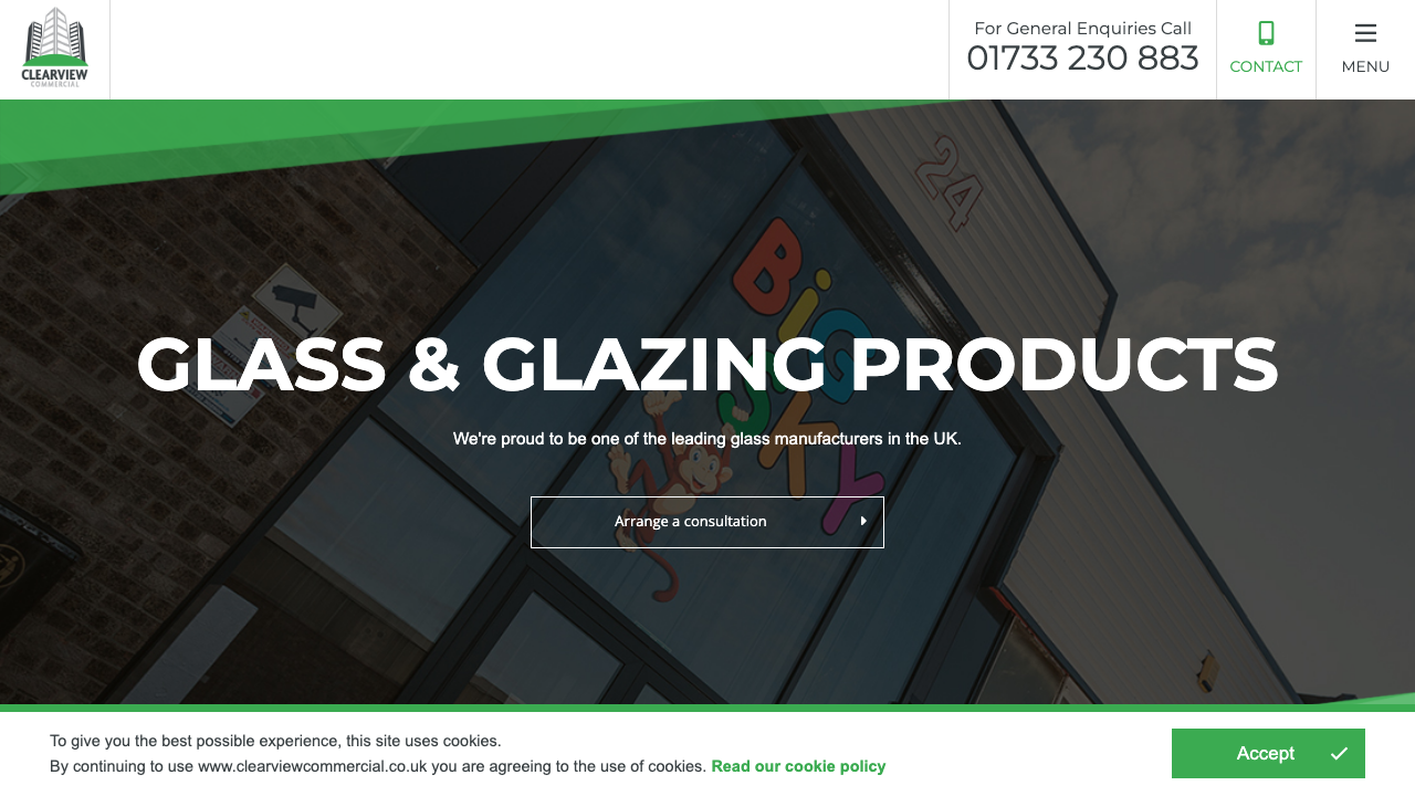 CLEARVIEW GLAZING & INSTALLATIONS LIMITED website preview