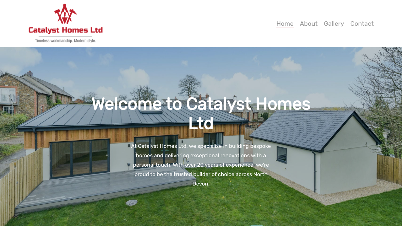 CATALYST HOMES LIMITED website preview