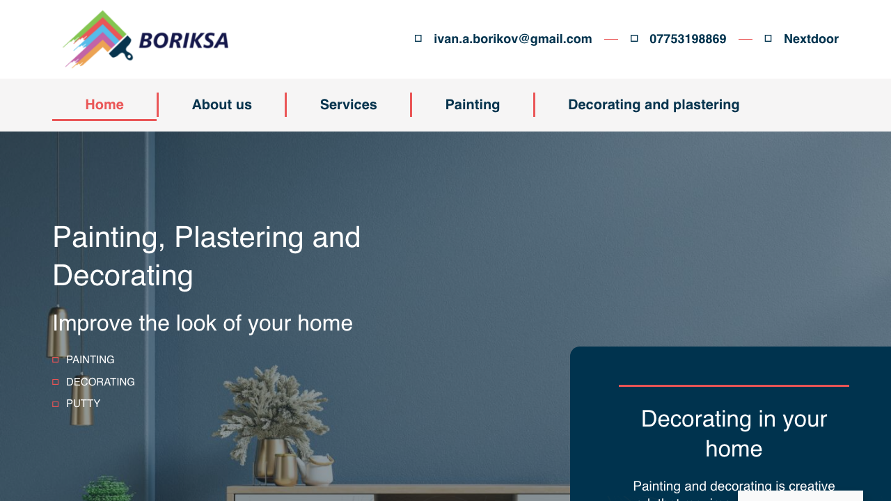 BORIKSA LTD website preview