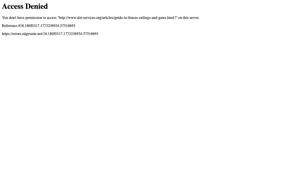 FENCE FORTRESS LTD website preview