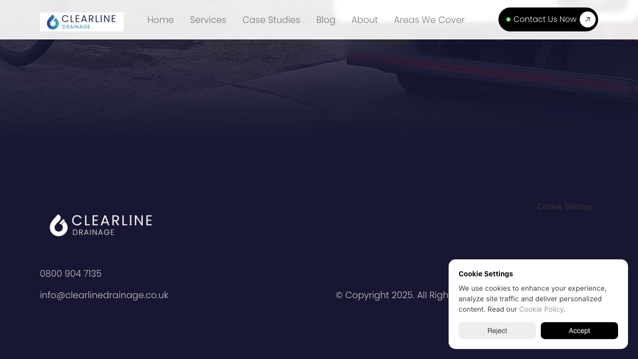CLEARLINE DRAINAGE LIMITED website preview