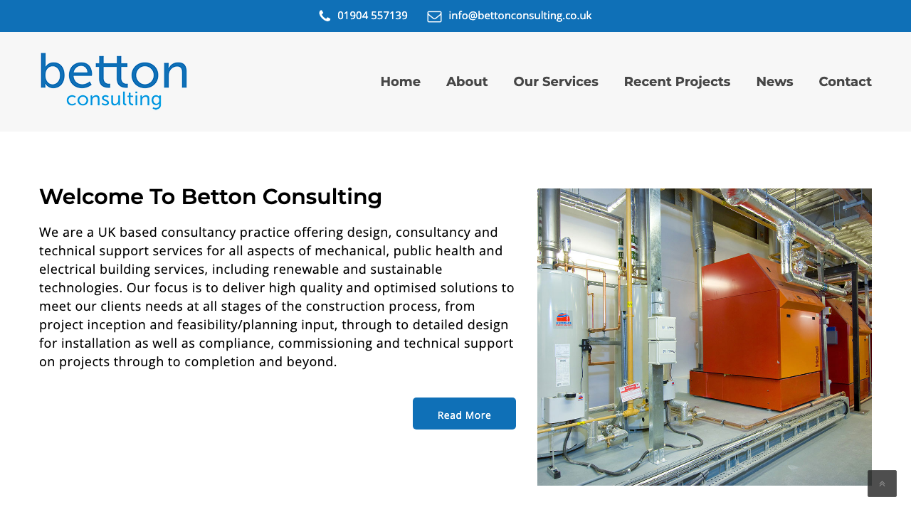 BETTON CONSULTING LIMITED website preview