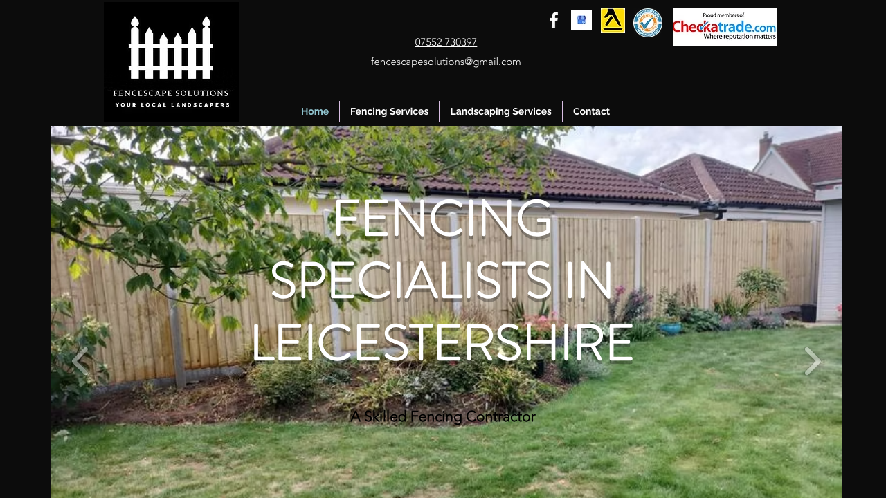 FENCESCAPE SOLUTIONS LTD website preview