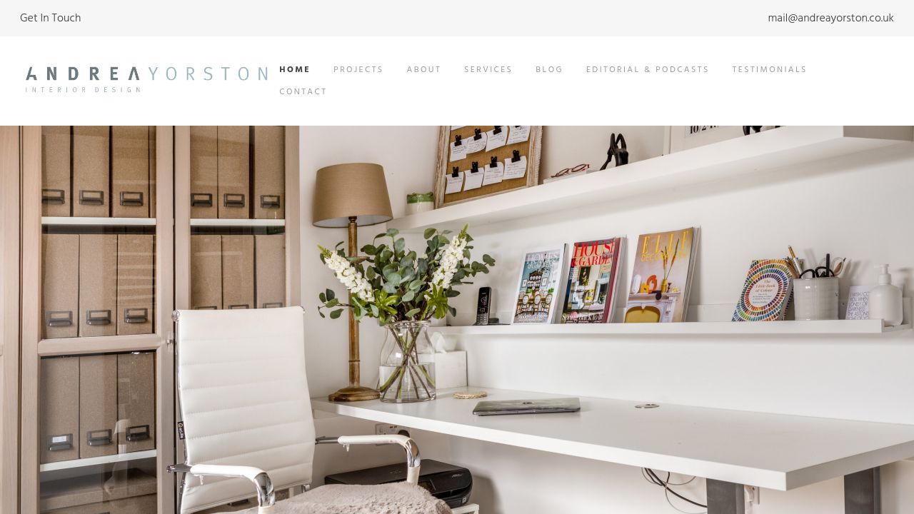 ANDREA YORSTON INTERIOR DESIGN LTD website preview