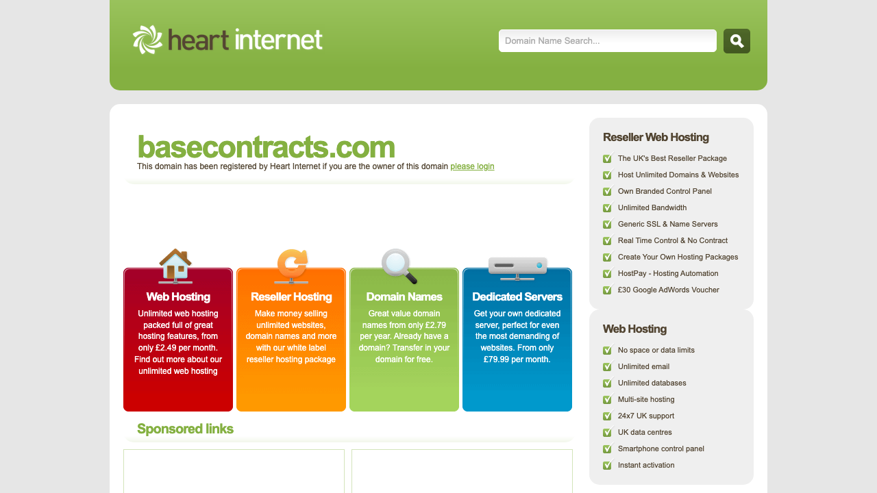 BASE CONTRACTS LIMITED website preview