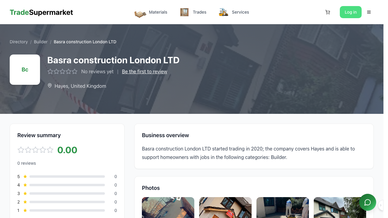 BASRA CONSTRUCTION GROUP LIMITED website preview