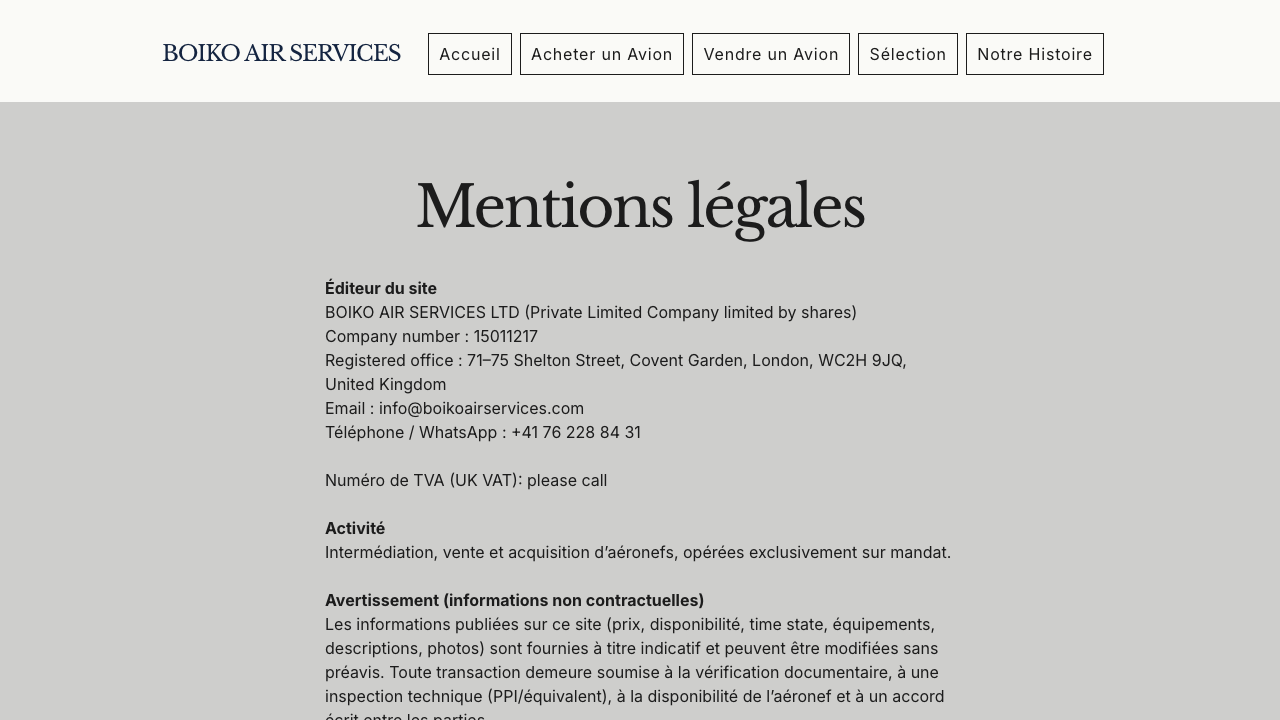 BOIKO SERVICES LTD website preview