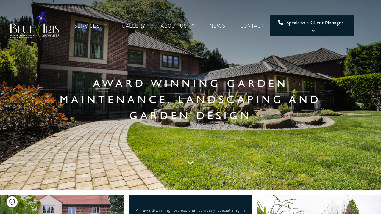 BLUE IRIS LANDSCAPES LIMITED website preview