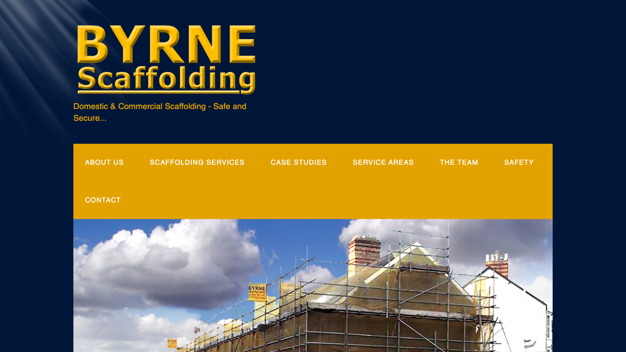 BYRNE SCAFFOLDING LIMITED website preview