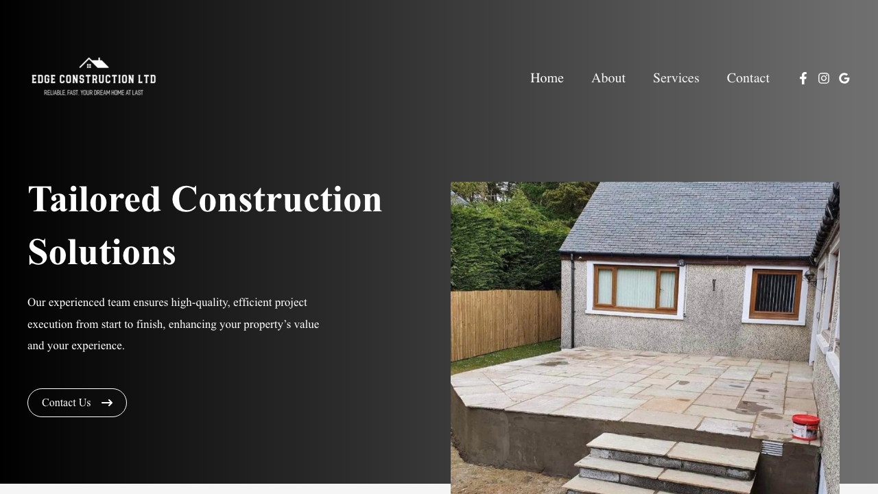 BUILDING EDGE LTD website preview