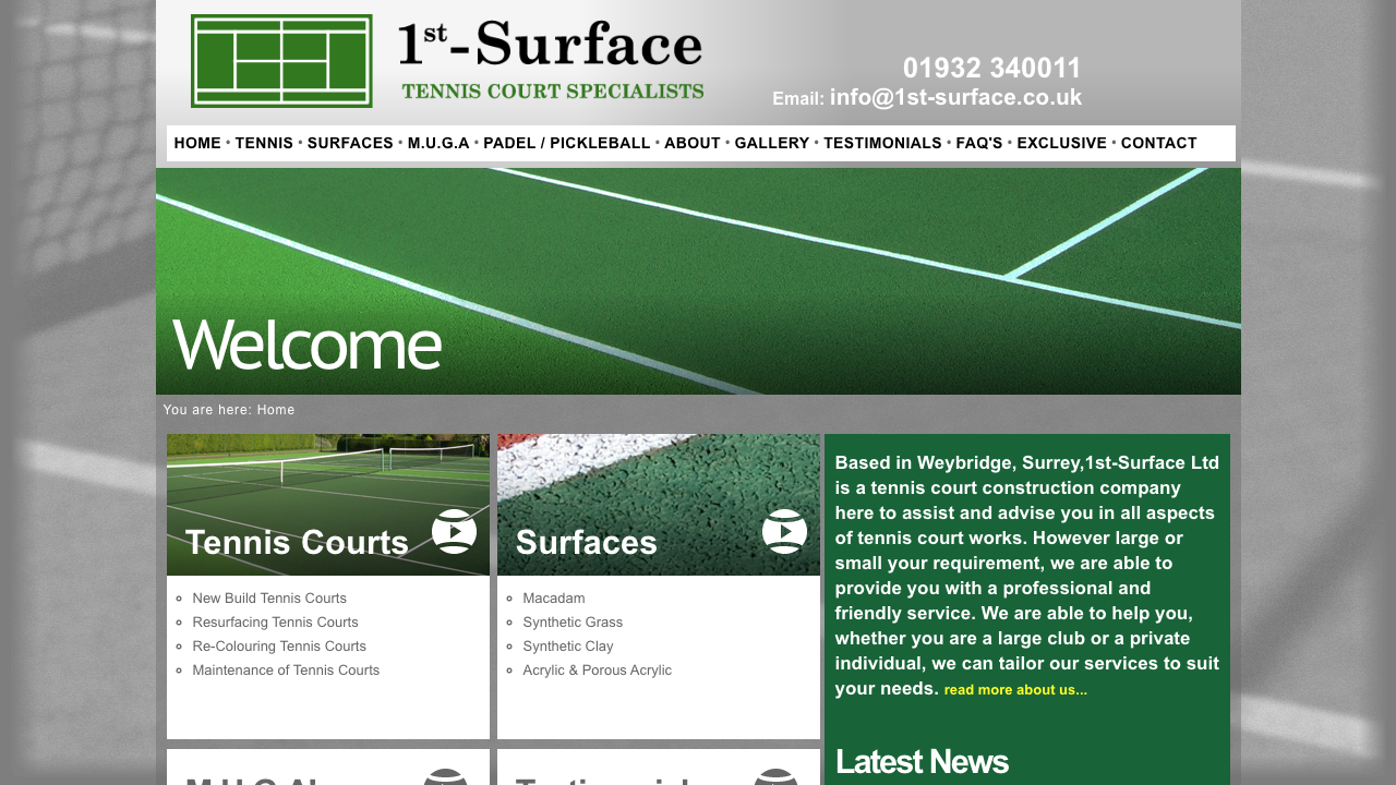 1ST-SURFACE LIMITED website preview