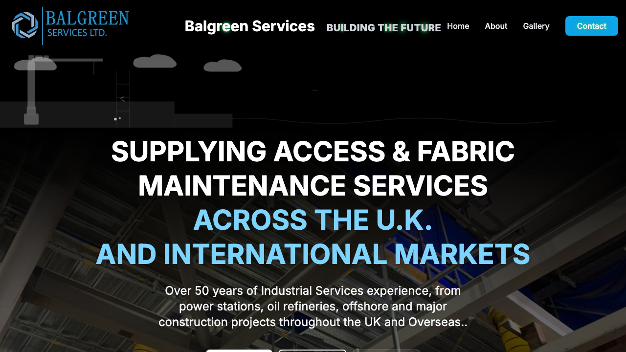 BALGREEN SERVICES LTD website preview