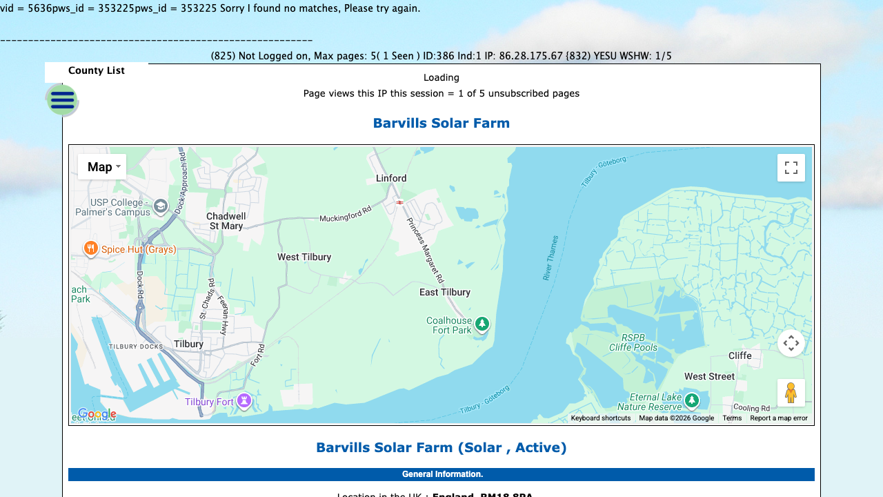 BARVILLS SOLAR FARM LIMITED website preview