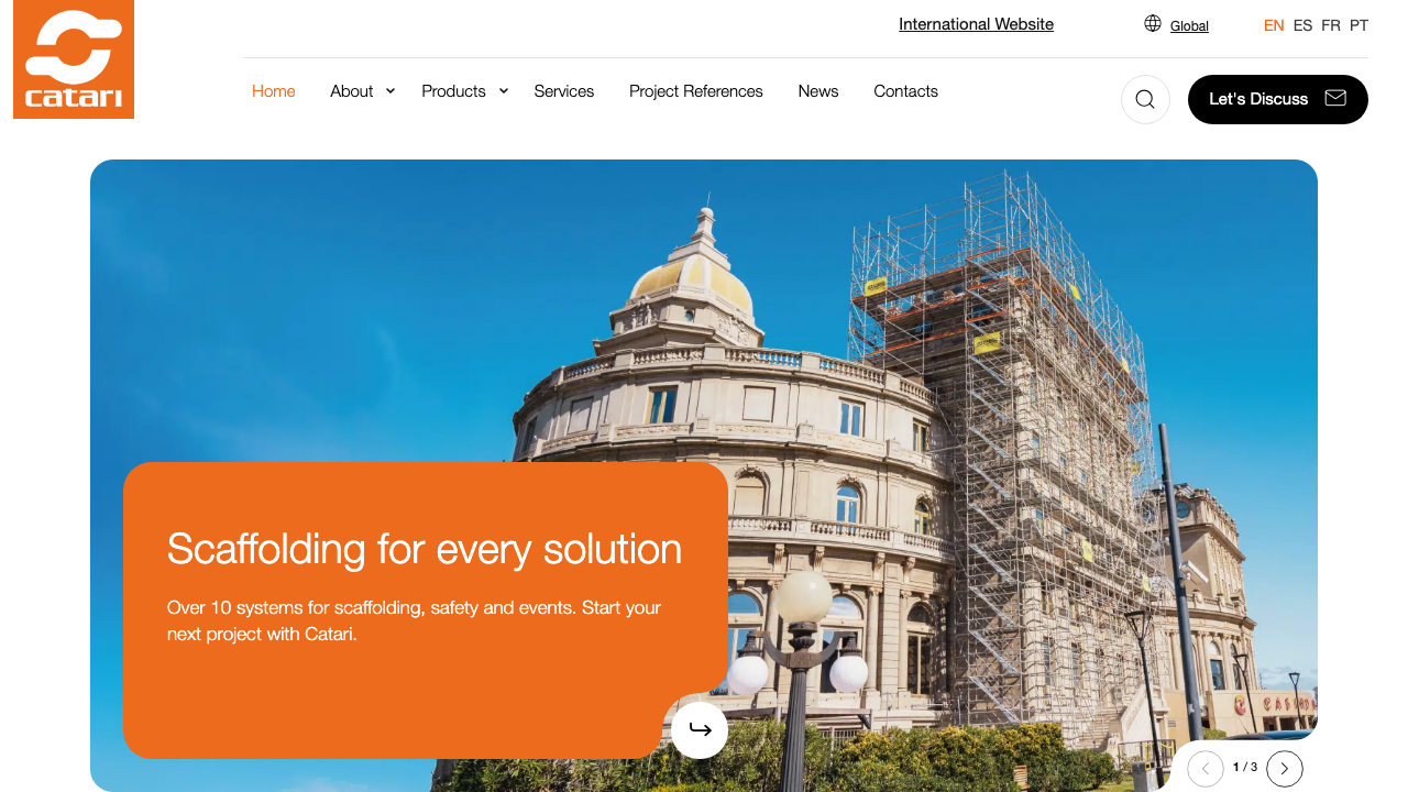 CATARCI SCAFFOLDING LIMITED website preview