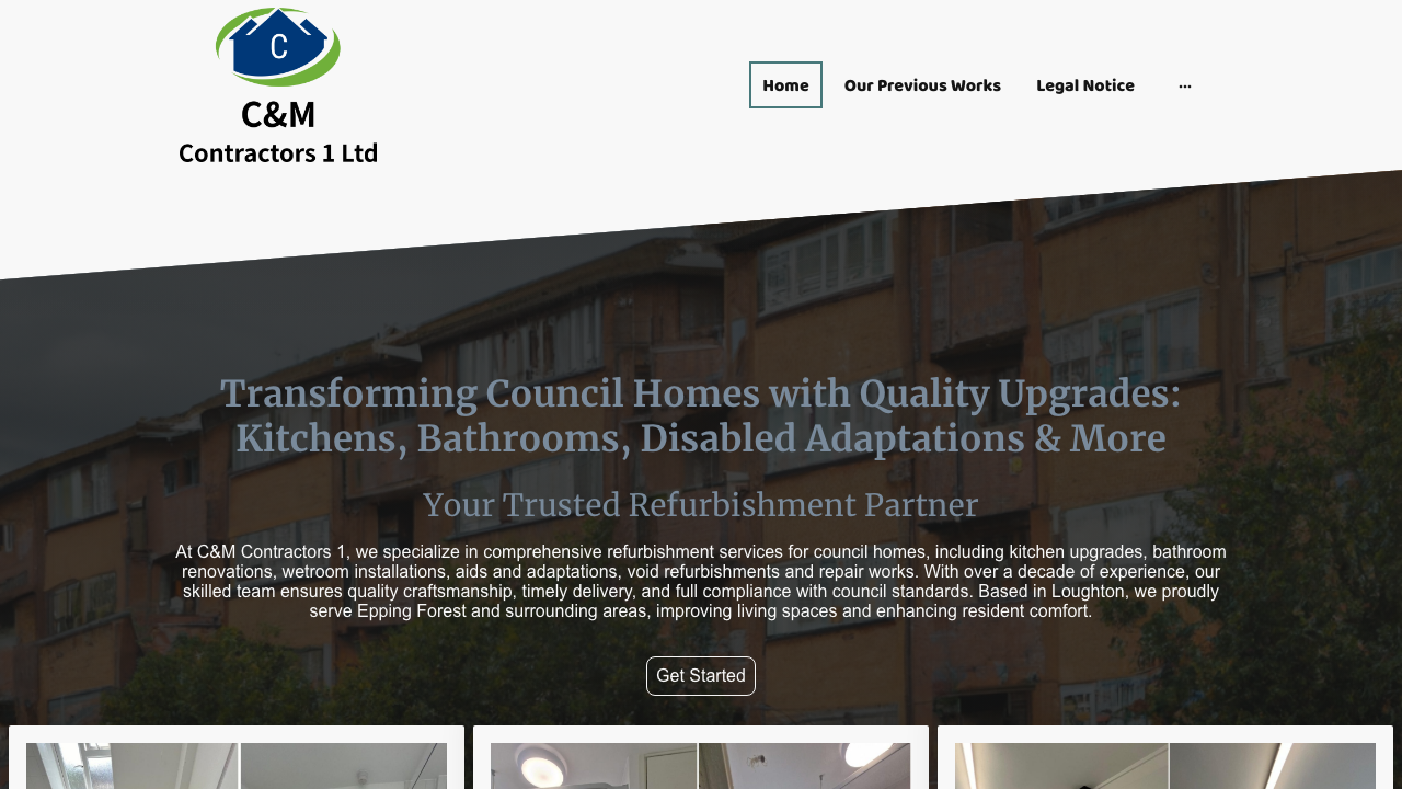C&M ELECTRICAL (ESSEX) LIMITED website preview