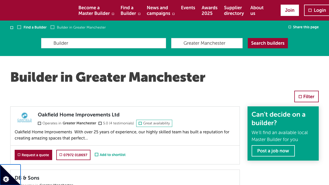 BUILDERS 5 STARS LIMITED website preview