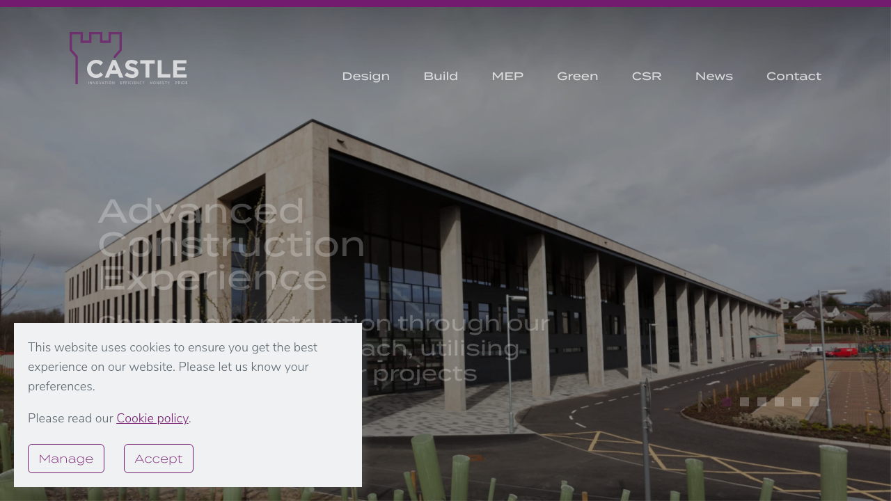 CASTLEVIEW BUILDING SERVICES LTD website preview