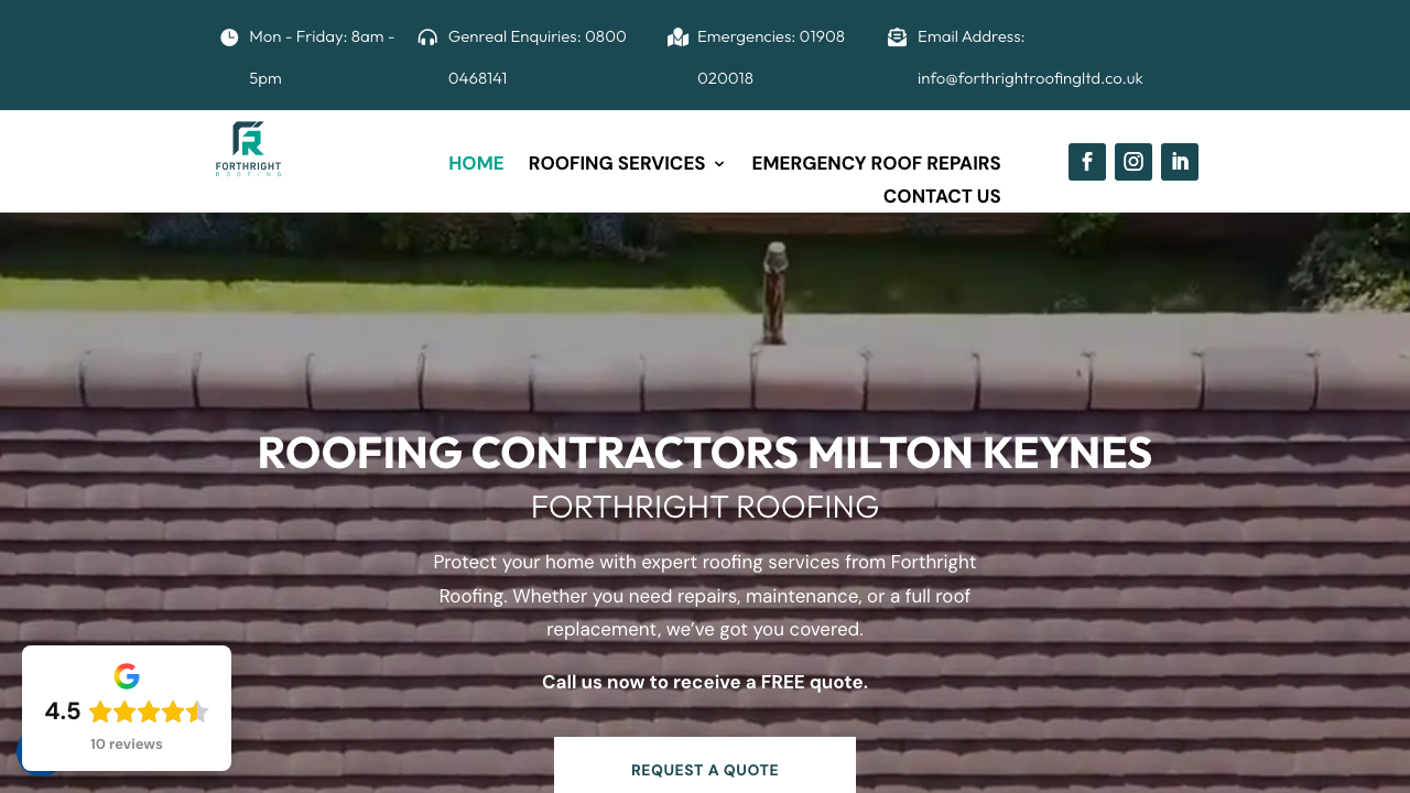 1ST ROOFING SERVICES LTD website preview
