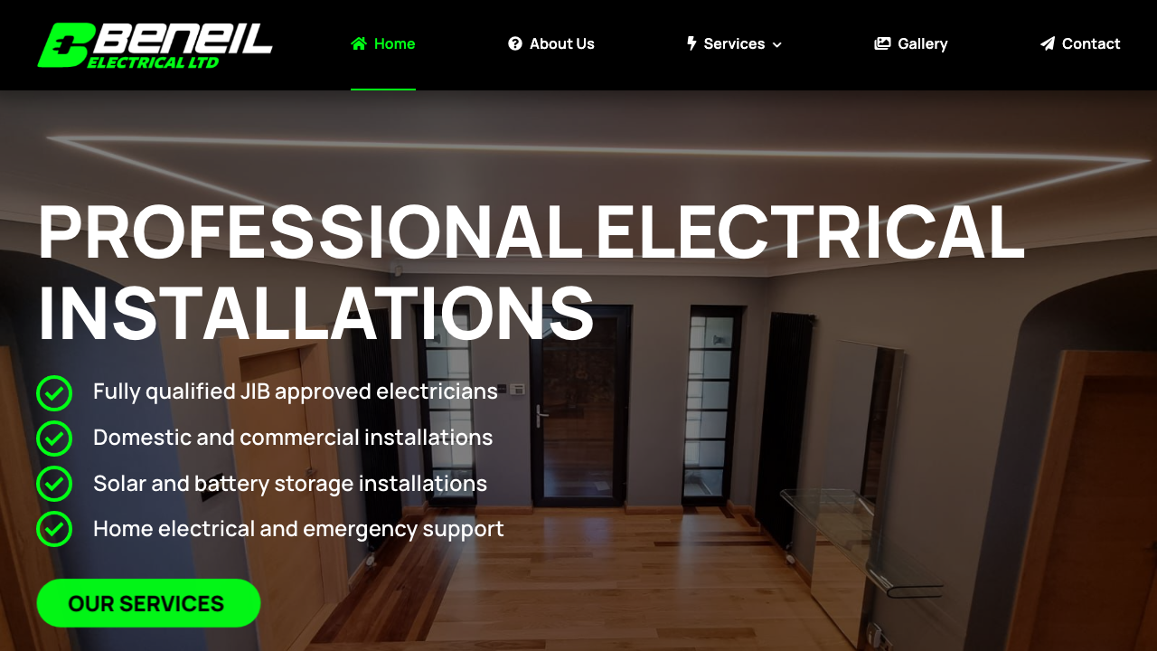 BENNEL ELECTRICAL LTD website preview
