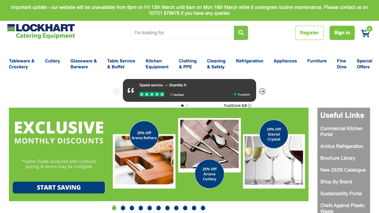 CATER LOCKHART LTD website preview