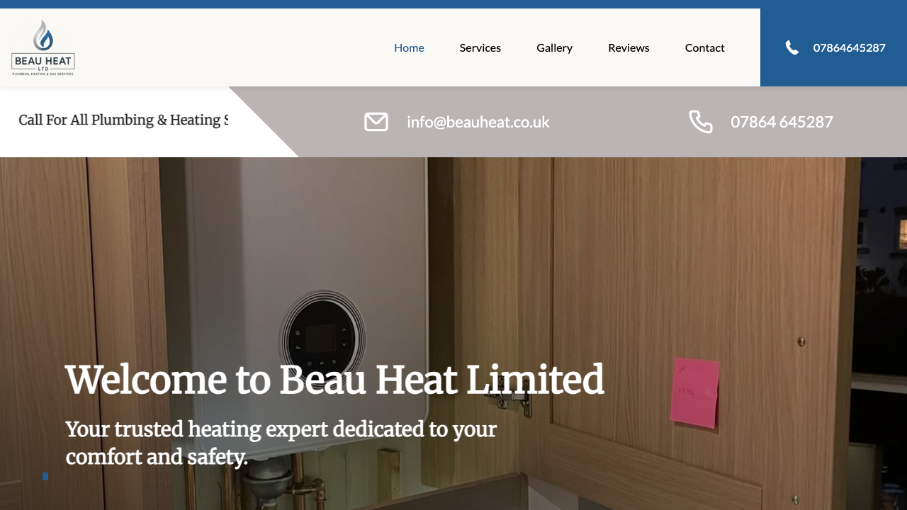 BEAU HEAT LIMITED website preview