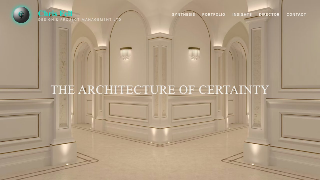 CHRIS FELL DESIGN & PROJECT MANAGEMENT LIMITED website preview