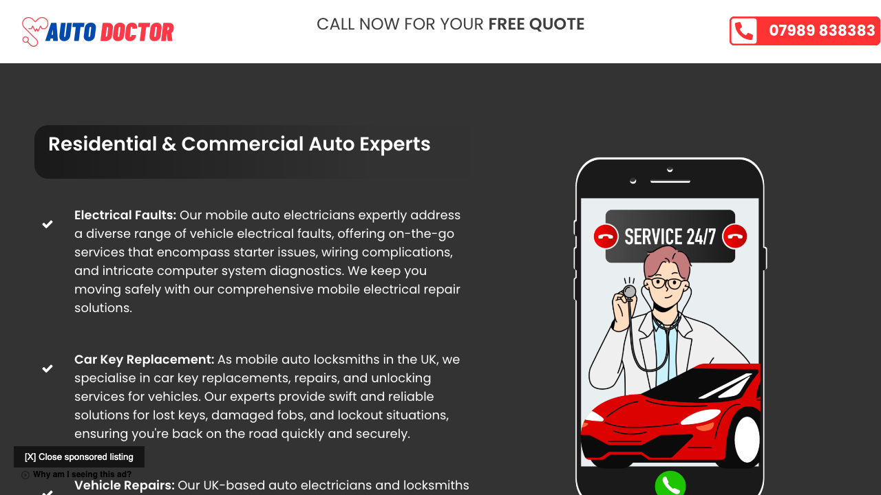 BLUE LIGHT ELECTRICAL LTD website preview