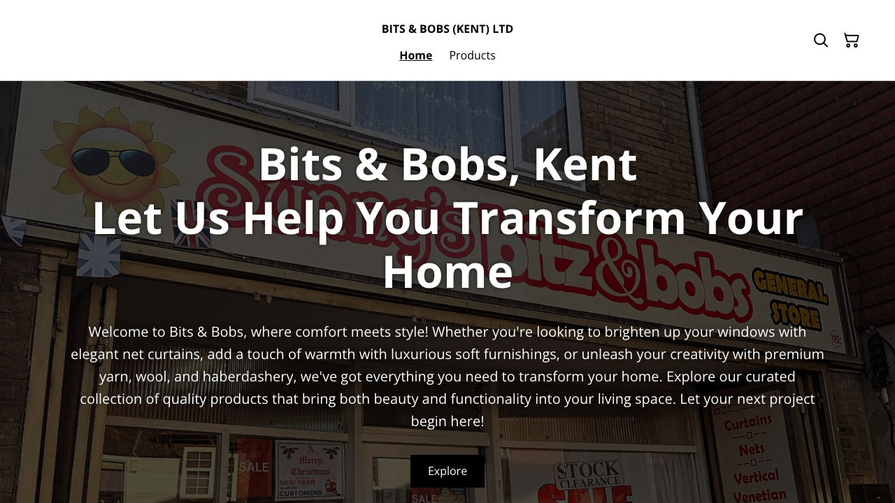 BITS & BOBS (KENT) LTD website preview