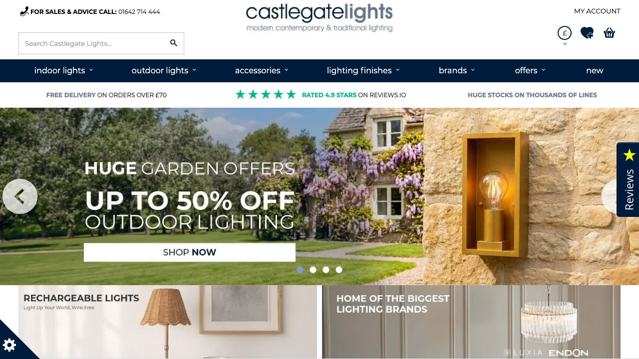 CASTLEGATE  LIGHTS LIMITED website preview