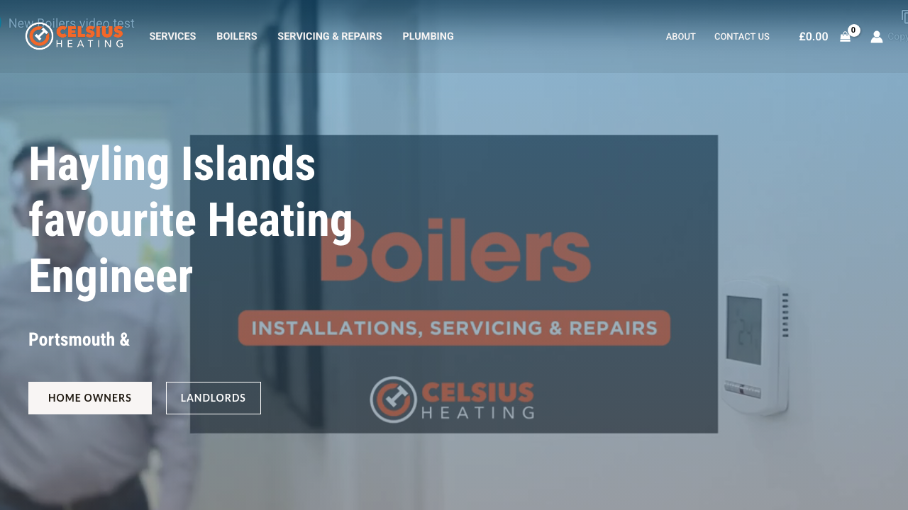 CELSIUS HEATING. PLUMBING LTD website preview