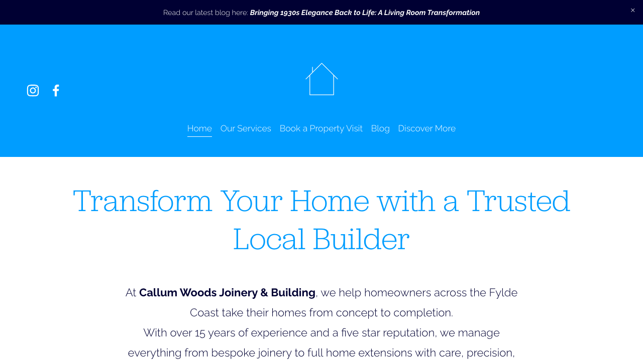 CALLUM WOODS JOINERY & BUILDING LIMITED website preview