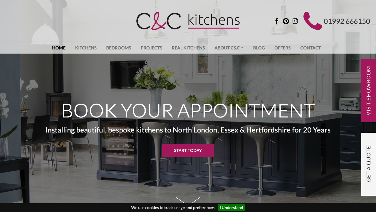 C&C KITCHENS CARDIFF LIMITED website preview