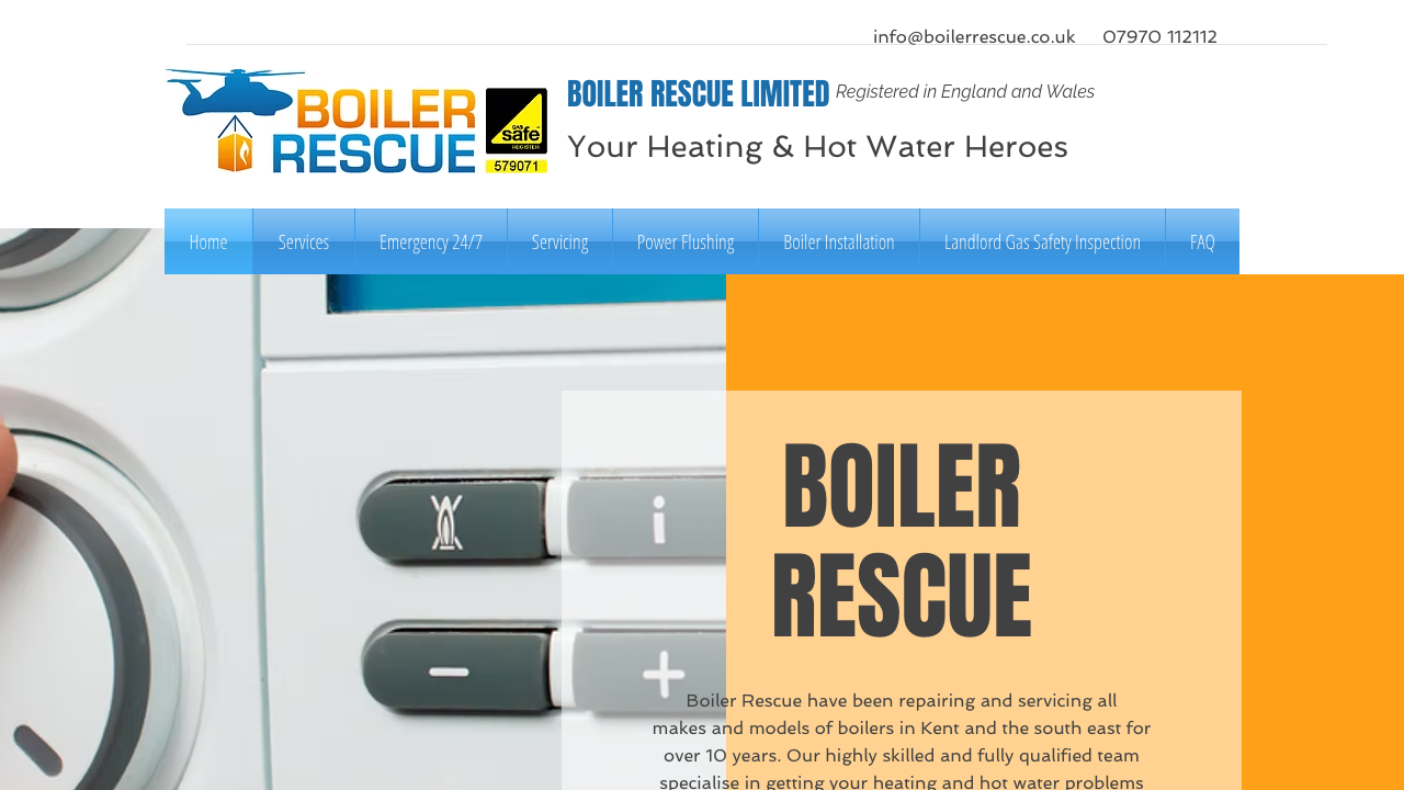BOILER RESCUE LIMITED website preview