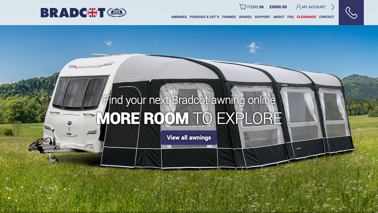 BRADCOTE LIMITED website preview